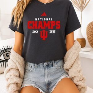Indiana Hoosiers First Time National Champions 2026 Logo T-Shirt