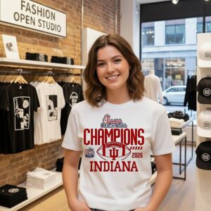 Indiana Hoosiers Football Champions Peach Bowl 2025-26 Classic T-Shirt