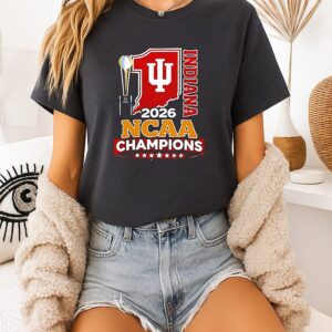 Indiana Hoosiers NCAA 2026 Cfp National Champions Logo T-Shirt