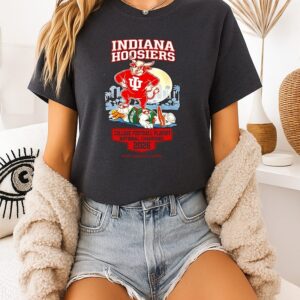 Indiana Hoosiers National Champions 2026 First Time Beat Miami Mascot T-Shirt