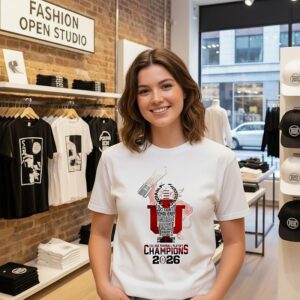 Indiana Hoosiers National Champions 2026 First Time Trophy T-Shirt
