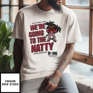 Indiana Hoosiers Natural 2025 National Championship Game We’re Going To The Natty T-Shirt