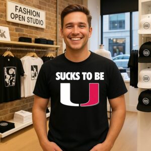 Indiana Hoosiers Sucks To Be U Anti-Miami T-Shirt