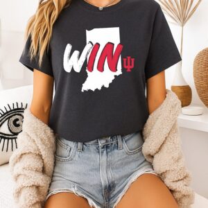 Indiana Hoosiers Win 2025 Cfp National Champions State T-Shirt