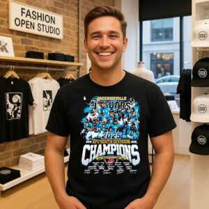 Jacksonville Jaguars 2025 Afc South Division Champions Signatures T-Shirt