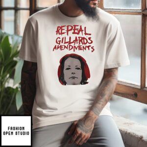 Janet Inglis Wearing Repeal Gillards Amendments T-Shirt