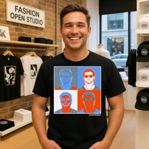Jarrett Stidham Pop Art Denver Broncos T-Shirt