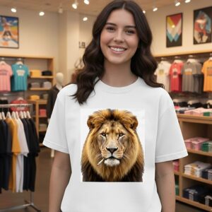 Lion Smoking Cigarette Meme T-Shirt