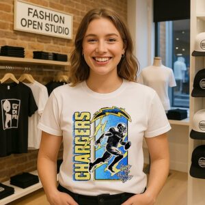 Los Angeles Chargers Sorry I Was Bolting Up Vintage T-Shirt