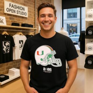 Miami Hurricanes 2026 National Championship Helmet Classic T-Shirt