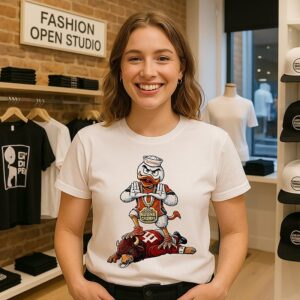 Miami Hurricanes Crushed Indiana Hoosiers Cfp National Championship 2026 Mascot T-Shirt