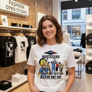 Mustard Beam Me Up They Not Like US T-Shirt