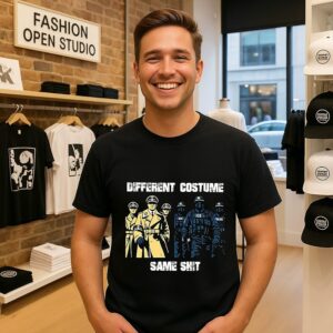 Nazi Officer And Police Ice Different Costume Same Shit Abolish Ice T-Shirt