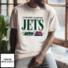 New York Jets NFL Super Bowl Champions The Team’s Championships Vintage Logo T-Shirt