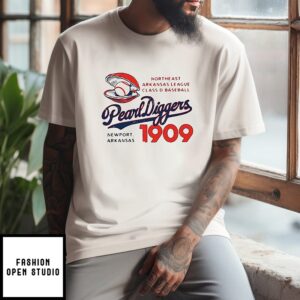 Newport Pearl Diggers Northeast Arkansas League Baseball Teams Defunct 1909 Vintage Logo