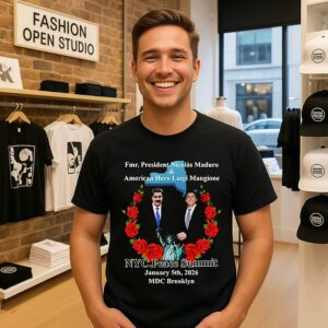 Nyc Peace Summit Fmr President Nicolás Maduro American Hero Luigi Mangione T-Shirt