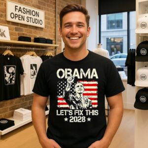 Obama Let’s Fix This 2028 T-Shirt