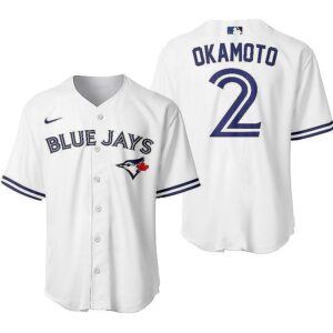 Okamoto 2 Blue Jays Baseball Jersey