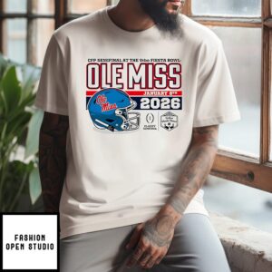 Ole Miss Rebels Cfp Semifinal 2026 Vrbo Fiesta Bowl Double Take T-Shirt