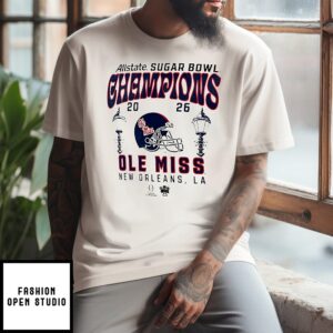 Ole Miss Rebels College Football Playoff 2026 Sugar Bowl Champions Hometown Pride T-Shirt