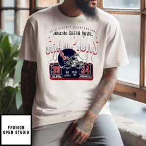 Ole Miss Rebels College Football Playoff 2026 Sugar Bowl Champions Scoring Drive T-Shirt