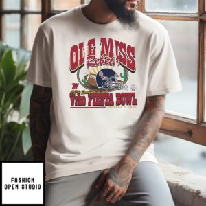 Ole Miss Rebels Football Helmet Cfp Semifinal At The Vrbo Fiesta Bowl 2026 T-Shirt