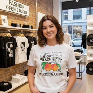 Oregon Ducks Football Chick-Fil-A Peach Bowl 2026 Vintage T-Shirt