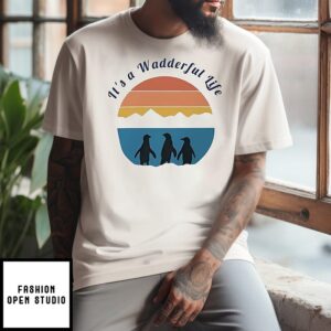 Penguins It’s A Wadderful Life Vintage T-Shirt