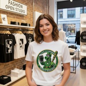 Phanatic Phillies Lucky Is Earned St.patrick Day T-Shirt