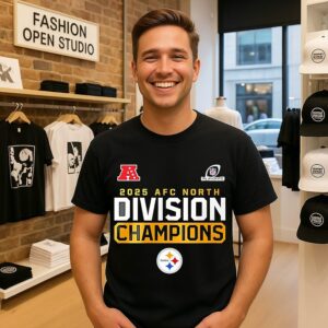 Pittsburgh Steelers Afc North Champions 2025 Cheers T-Shirt