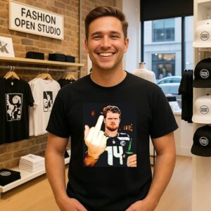 Sam Darnold Seattle Seahawks Middle Finger And Beer 2026 T-Shirt