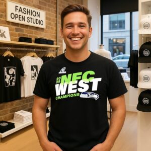 Seattle Seahawks 2025 Nfc West Division Champions Conquer T-Shirt