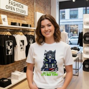 Seattle Seahawks 2026 Super Bowl It’s Out Time Mascot T-Shirt