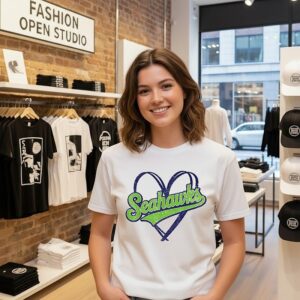 Seattle Seahawks Heart T-Shirt