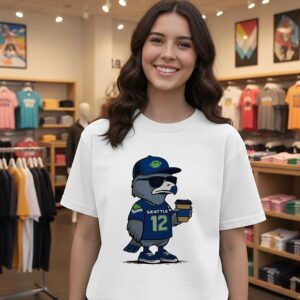 Seattle Seahawks NFL Super Bowl Lx 2026 Mascot Number 12 Meme T-Shirt