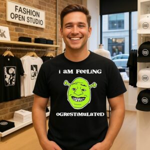 Shrek I Am Feeling Ogrestimulated Big Head T-Shirt