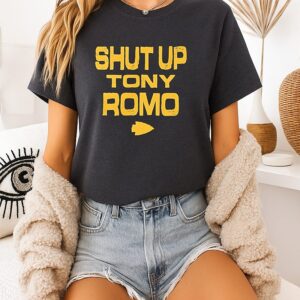 Shut Up Tony Romo Chiefs Football T-Shirt