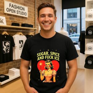 Sugar Spice And Fuck Ice Fairy Heart Caricature T-Shirt