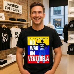 Tell Congress No War On Venezuela T-Shirt