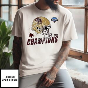 Texas State Bobcats Football Named To Champions 2026 Lockheed Martin Armed Forces Bowl T-Shirt