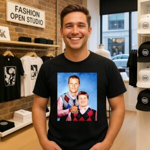 Tom Brady And Drake Maye New England Patriots Step Brother T-Shirt
