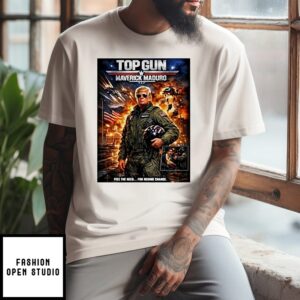 Top Gun Maverick Maduro Donald Trump Fighter Jet T-Shirt