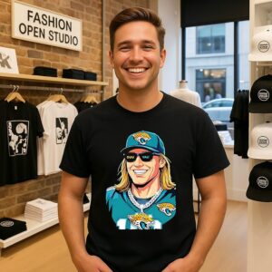 Trevor Lawrence Jacksonville Jaguars Steezy Trev Duuval T-Shirt
