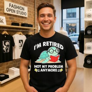 Turtle And Woodstock I’m Tired Retired Not My Problem Anymore T-Shirt