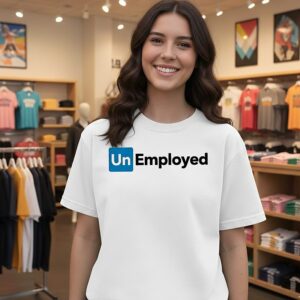 Un Employed Unemployed Logo T-Shirt
