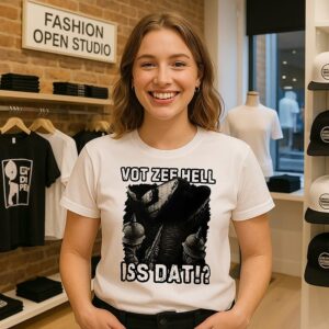 Vot Zee Hell Iss Dat German Wwi Tank Reaction Graphic T-Shirt