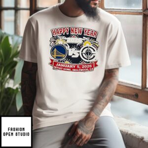 Warriors Vs Clippers 2026 New Year’s Matchup T-Shirt
