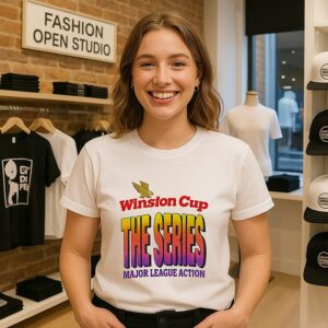 Winston Cup The Series Major League Action Logo T-Shirt