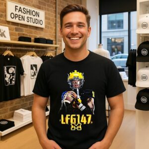 Wolverines Bryce Michigan Football Underwood Lfg147 T-Shirt