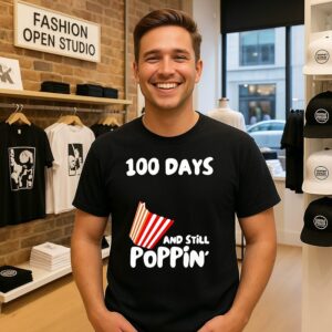 100 Days Of School Still Poppin T-Shirt